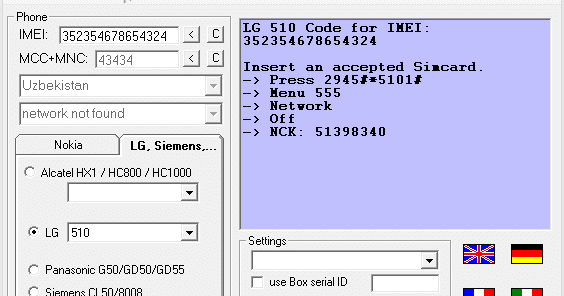 dct4 code calculator 5.4 pour windows